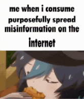 Misinformation Me When I Consume Purposefully Spread Misinformation On The Internet GIF