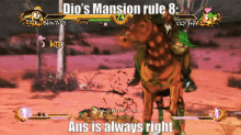 Dios Mansion Jojo GIF - Dios Mansion Jojo Rule8 GIFs