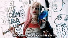 Harley Quinn Badass GIF - Harley Quinn Badass Margot Robbie GIFs