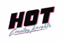 logo hot country knights sticker logo hot title