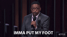 Imma Put My Foot In Your Ass Keith Robinson GIF - Imma Put My Foot In Your Ass Keith Robinson Mark Twain Prize GIFs