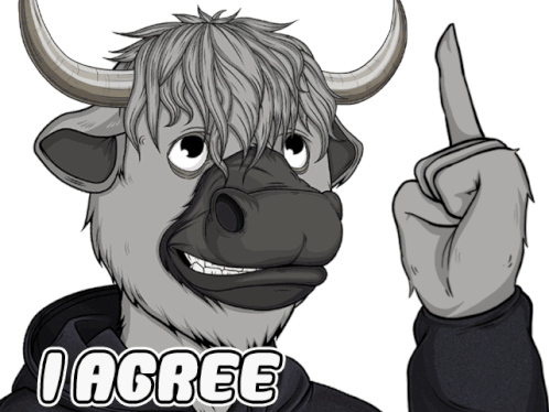 Agreed I Agree Sticker Sticker - Agreed I Agree Sticker Cow Cow Stickers