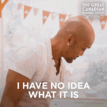 I Have No Idea What It Is Jomar GIF - I Have No Idea What It Is Jomar The Great Canadian Baking Show GIFs