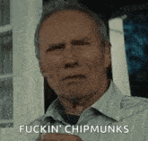 Grimace Clint Eastwood GIF - Grimace Clint Eastwood Gran Torino GIFs