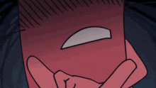 a cartoon drawing of a person with a surprised face