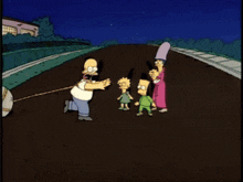The Simpsons Homer Simpson GIF - The Simpsons Homer Simpson Save From Car GIFs
