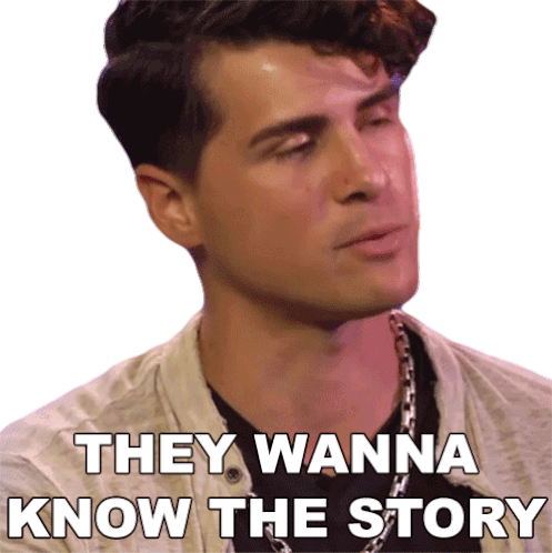 They Wanna Know The Story Anthony Padilla Sticker - They Wanna Know The Story Anthony Padilla They Wanna Know What Happened Stickers