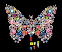 Bejeweled Butterfly Jaisini Bejeweled GIF