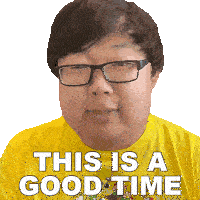 This Is A Good Time Sungwon Cho Sticker - This Is A Good Time Sungwon Cho Prozd Stickers