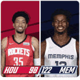 Houston Rockets (98) Vs. Memphis Grizzlies (122) Post Game GIF - Nba Basketball Nba 2021 GIFs