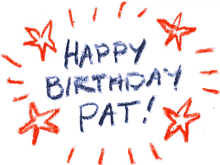Happy Birthday Pat Stars GIF - Happy Birthday Pat Stars Birthday GIFs