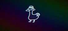 Vibe Duck Inverted GIF