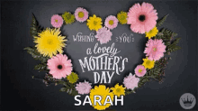 Happy Mothers Day Flowers GIF - Happy Mothers Day Flowers Sarah GIFs