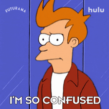 i%27m so confused philip j fry futurama i am so puzzled i don%27t have clear thoughts