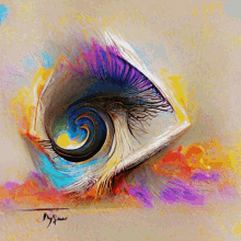 eye of imagination virtualdream art ai nft