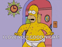 Homer Simpson Chicken Pox GIF