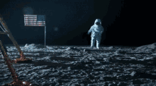 landing astronaut