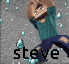 Steve Minecraft GIF - Steve Minecraft Diamond GIFs
