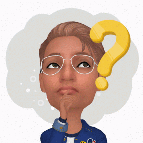 Cursed Emoji Confused Calculating Questioning GIF