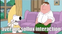 Brian Griffin Sollux GIF - Brian Griffin Sollux Average Sollux Interaction GIFs