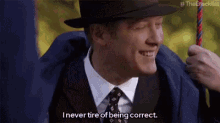 Never Tire Of Being Correct The Blacklist GIF - Never Tire Of Being Correct The Blacklist GIFs