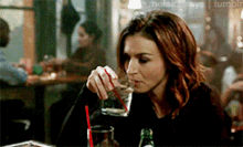 Greys Anatomy Amelia Shepherd GIF - Greys Anatomy Amelia Shepherd Drinking GIFs