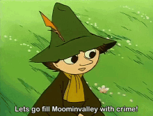 Snufkin Moomin GIF - Snufkin Moomin Crime GIFs