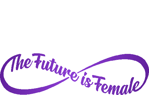 The Future Is Female Woman Power Sticker - The Future Is Female Woman Power Joypixels Stickers
