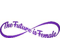 The Future Is Female Woman Power Sticker - The Future Is Female Woman Power Joypixels Stickers