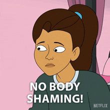 No Body Shaming Lucy Suwan GIF - No Body Shaming Lucy Suwan Mulligan GIFs