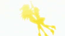 hyperdimension neptunia neptune yellow heart peashy anime