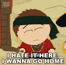 I Hate It Here I Wanna Go Home Clyde Donovan GIF - I Hate It Here I Wanna Go Home Clyde Donovan South Park GIFs