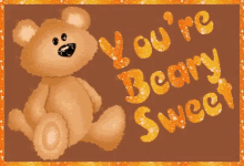 Youre Beary Sweet You Are Very Sweet GIF - Youre Beary Sweet You Are Very Sweet Ozoua GIFs
