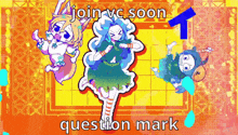 a sign that says " join vc soon " on it
