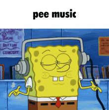 Pee Music GIF