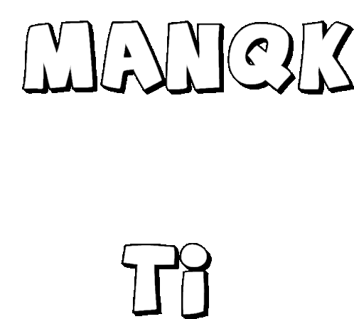 Manqk Ti Sticker - Manqk Ti Stickers
