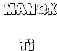 Manqk Ti Sticker - Manqk Ti Stickers