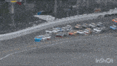 a race track with a sign that says ride the dente 200 on it