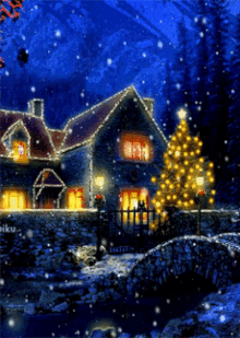 Feliz Navidad Merry Christmas GIF - Feliz Navidad Merry Christmas House GIFs