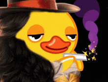 Zatanna Smoking Duck GIF
