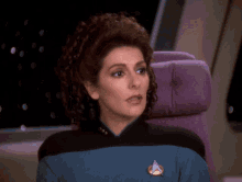 Star Trek Marina Sirtis GIF - Star Trek Marina Sirtis Deanna Troi GIFs