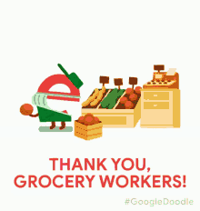 Thank You Grocery Workers GIF - Thank You Grocery Workers Frontliner GIFs