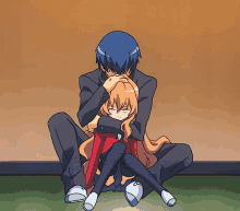 Anime Couple Hug GIFs | Tenor