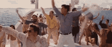 Boat Dance GIF - Wolf Of Wall Street Party Boat GIFs