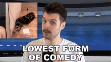 lowest form of comedy benedict townsend youtuber news terrible comedy trash comedy