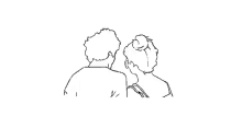 Sketch Love GIF - Couple Hug Relationship GIFs