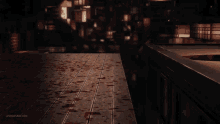 a wooden deck with blood on it and the words animasarcade on the bottom left