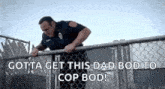 Kevin Can Wait Police GIF - Kevin Can Wait Police Fence Hopping GIFs