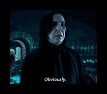 Nothing Beats Harry Potter. GIF - Harry Potter Obviously Severus Snape GIFs