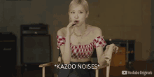 Kazoo Noises Rose GIF - Kazoo Noises Rose Released GIFs
